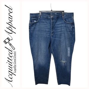 Old Navy Women's High Rise Straight Leg Plus Size 28 Jeans NWOT